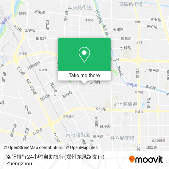 洛阳银行24小时自助银行(郑州东风路支行) map