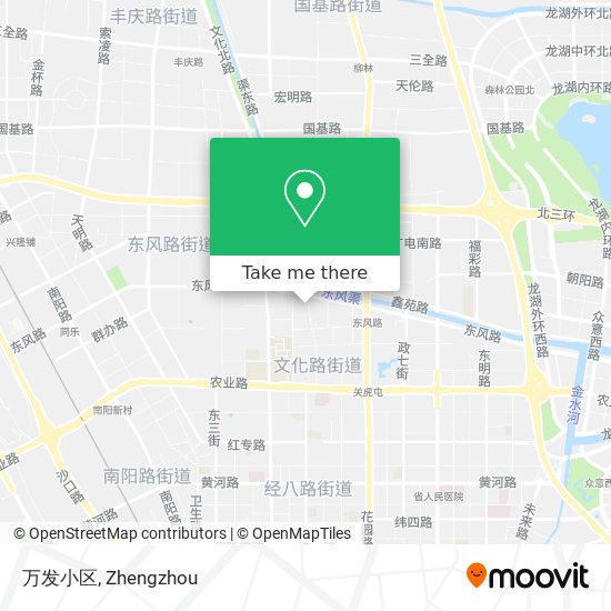 万发小区 map