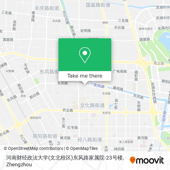 河南财经政法大学(文北校区)东风路家属院-23号楼 map