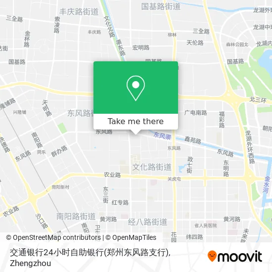 交通银行24小时自助银行(郑州东风路支行) map