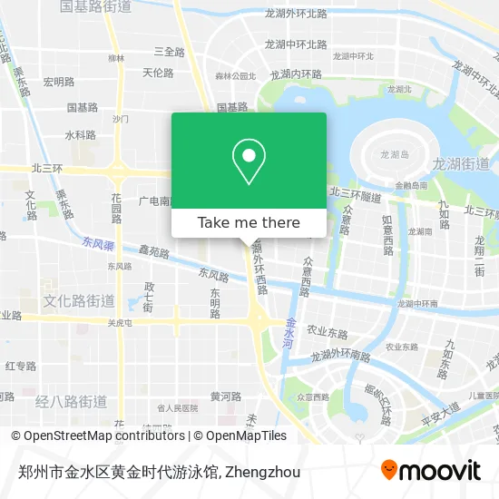 郑州市金水区黄金时代游泳馆 map