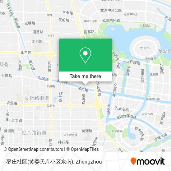 枣庄社区(黄委天府小区东南) map