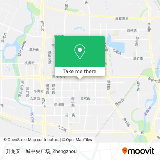 升龙又一城中央广场 map