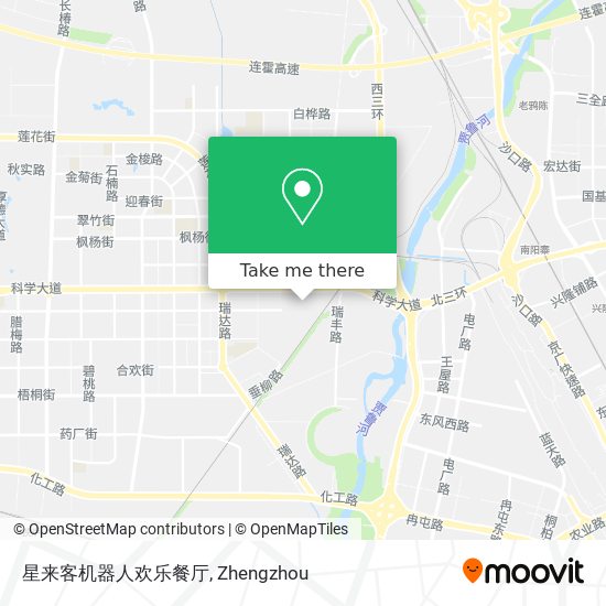 星来客机器人欢乐餐厅 map