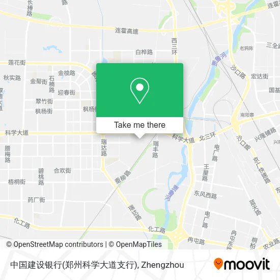 中国建设银行(郑州科学大道支行) map