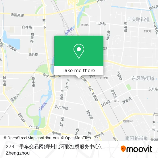 273二手车交易网(郑州北环彩虹桥服务中心) map