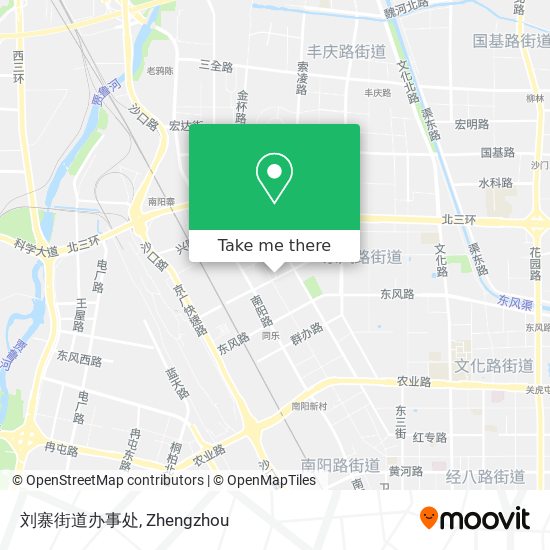 刘寨街道办事处 map
