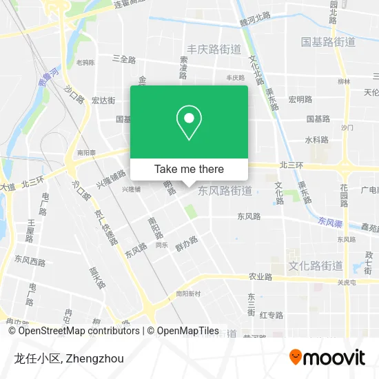 龙任小区 map