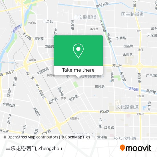 丰乐花苑-西门 map