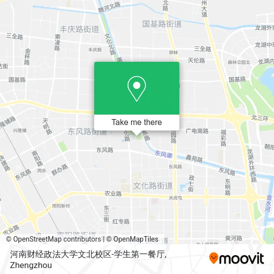 河南财经政法大学文北校区-学生第一餐厅 map