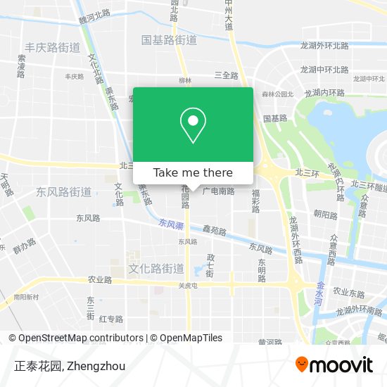 正泰花园 map