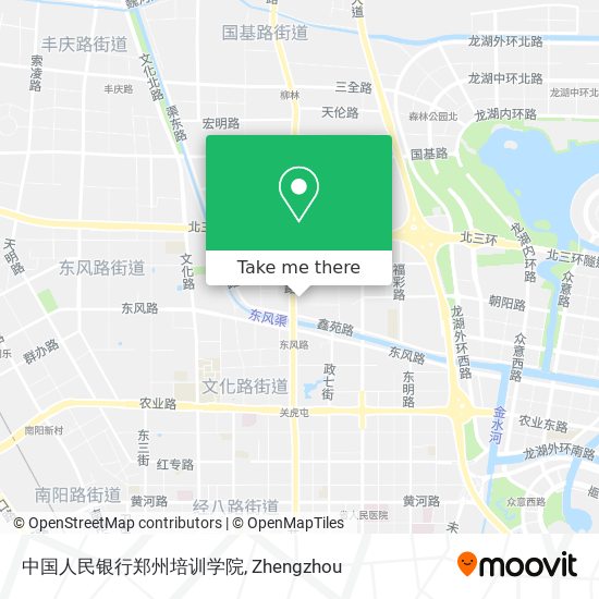 中国人民银行郑州培训学院 map