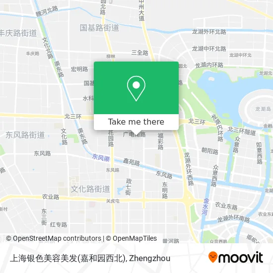 上海银色美容美发(嘉和园西北) map