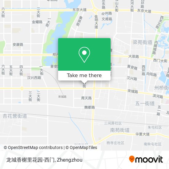 龙城香榭里花园-西门 map