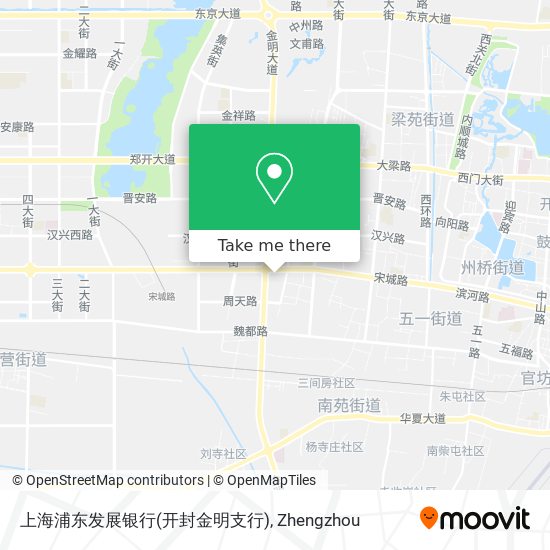 上海浦东发展银行(开封金明支行) map