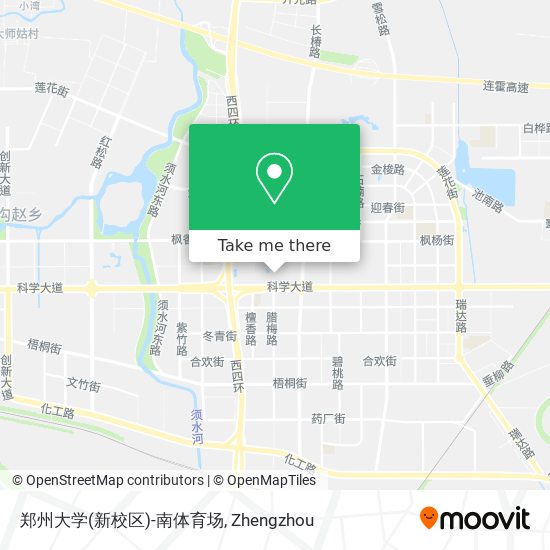 郑州大学(新校区)-南体育场 map