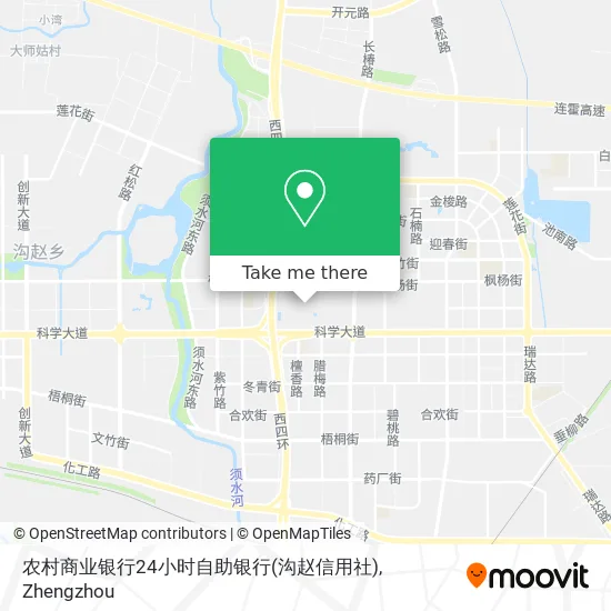 农村商业银行24小时自助银行(沟赵信用社) map