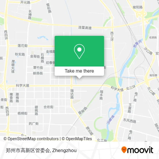 郑州市高新区管委会 map