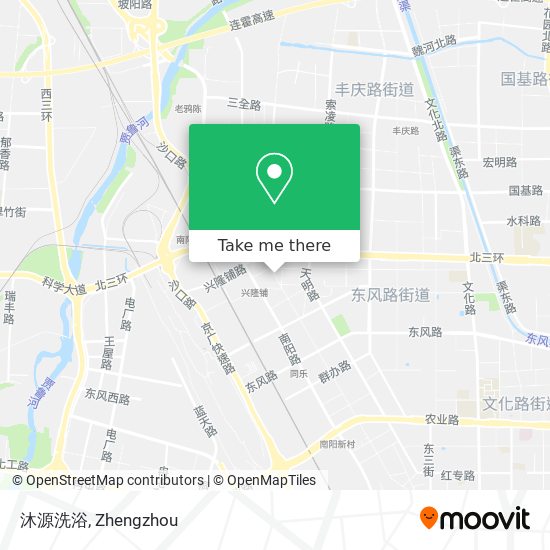 沐源洗浴 map
