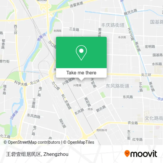 王砦壹组居民区 map