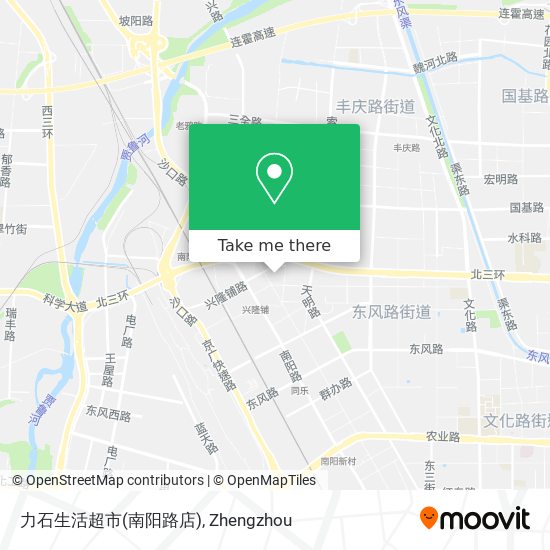 力石生活超市(南阳路店) map