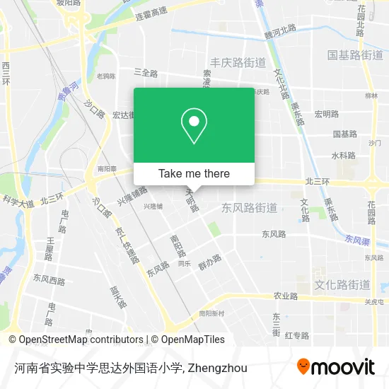 河南省实验中学思达外国语小学 map