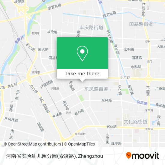 河南省实验幼儿园分园(索凌路) map