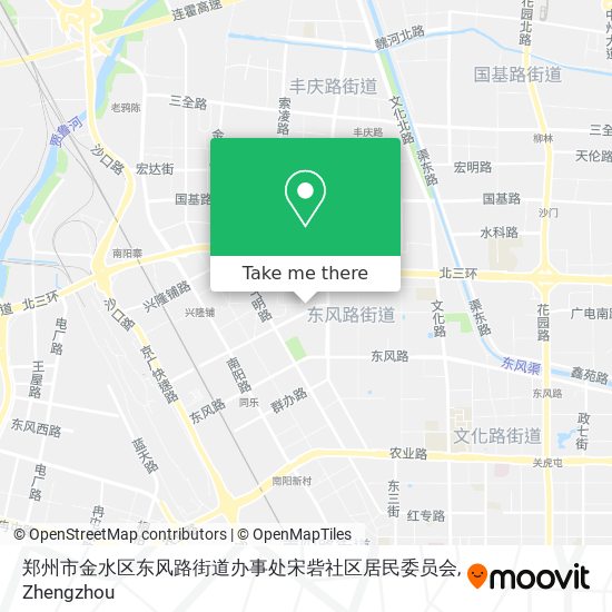 郑州市金水区东风路街道办事处宋砦社区居民委员会 map