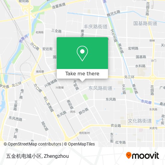 五金机电城小区 map