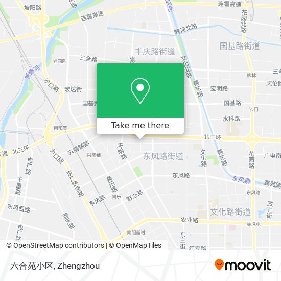 六合苑小区 map
