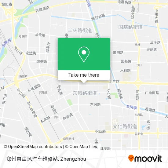 郑州自由风汽车维修站 map