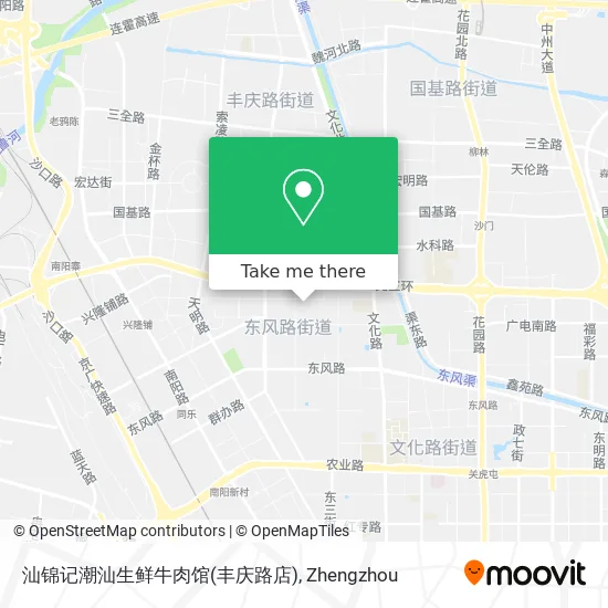 汕锦记潮汕生鲜牛肉馆(丰庆路店) map