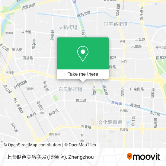 上海银色美容美发(博颂店) map