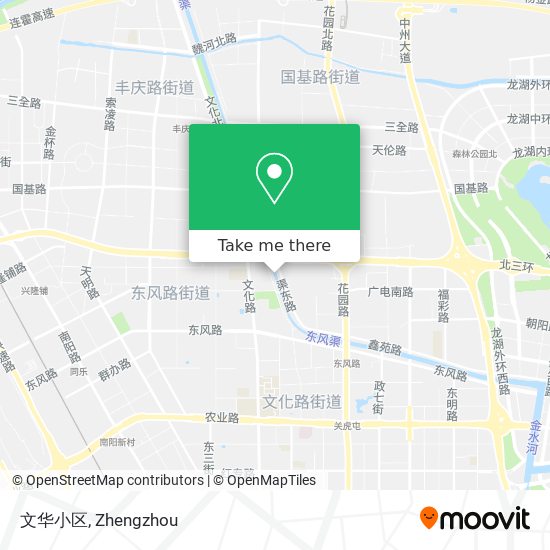 文华小区 map