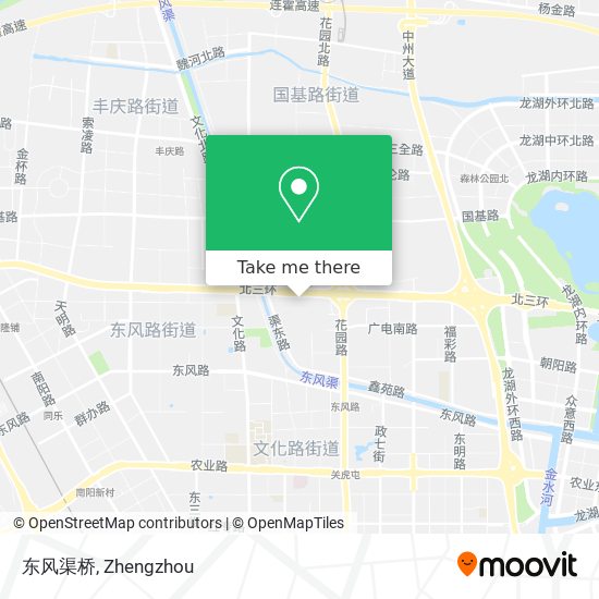 东风渠桥 map