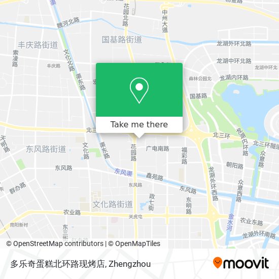 多乐奇蛋糕北环路现烤店 map