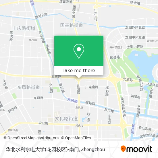 华北水利水电大学(花园校区)-南门 map
