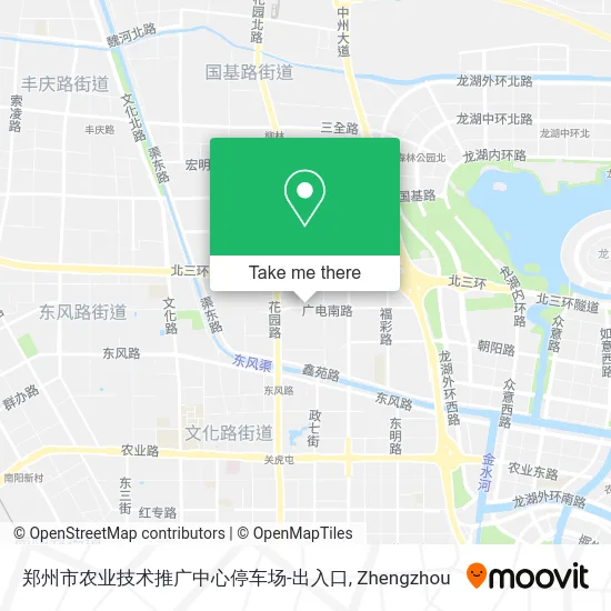 郑州市农业技术推广中心停车场-出入口 map