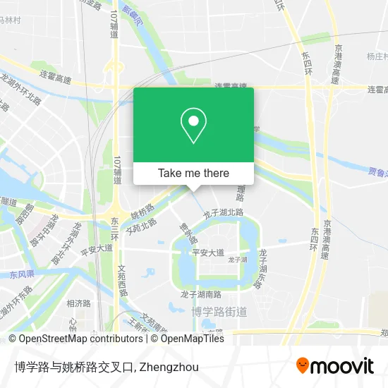 博学路与姚桥路交叉口 map
