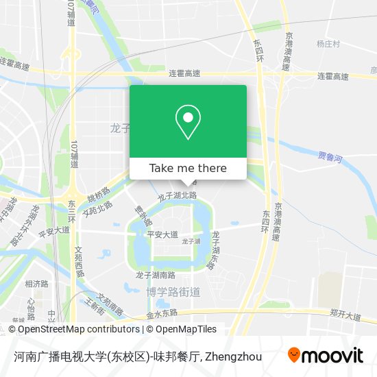 河南广播电视大学(东校区)-味邦餐厅 map
