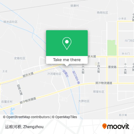 运粮河桥 map
