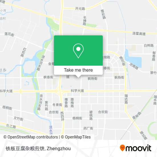 铁板豆腐杂粮煎饼 map