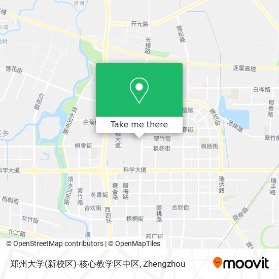 郑州大学(新校区)-核心教学区中区 map
