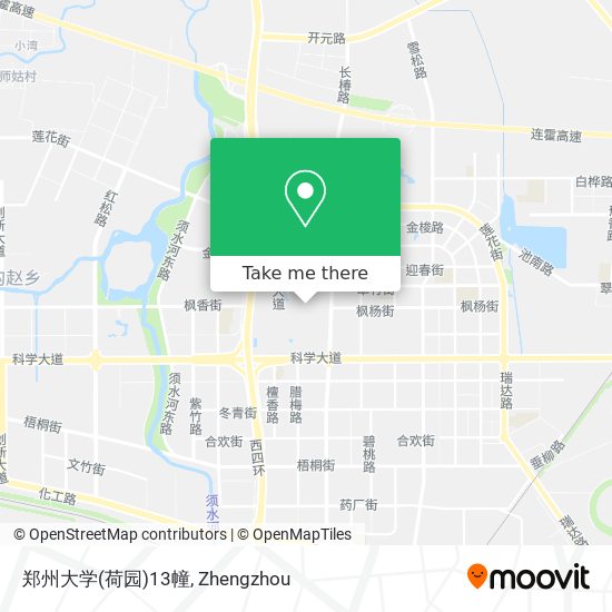 郑州大学(荷园)13幢 map