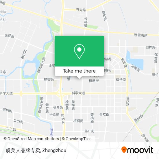 虞美人品牌专卖 map
