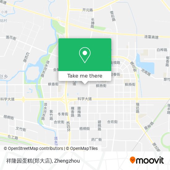 祥隆园蛋糕(郑大店) map