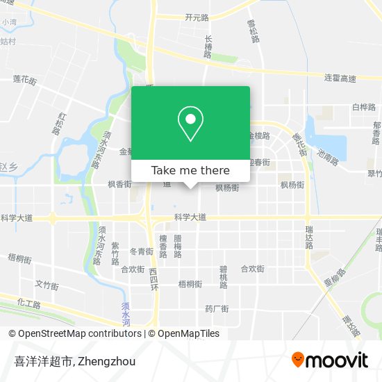 喜洋洋超市 map
