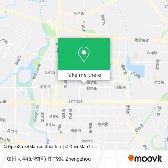 郑州大学(新校区)-图书馆 map