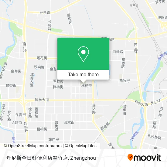 丹尼斯全日鲜便利店翠竹店 map