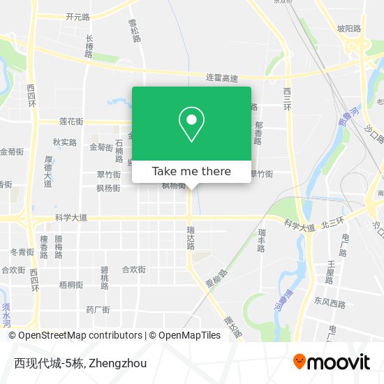 西现代城-5栋 map